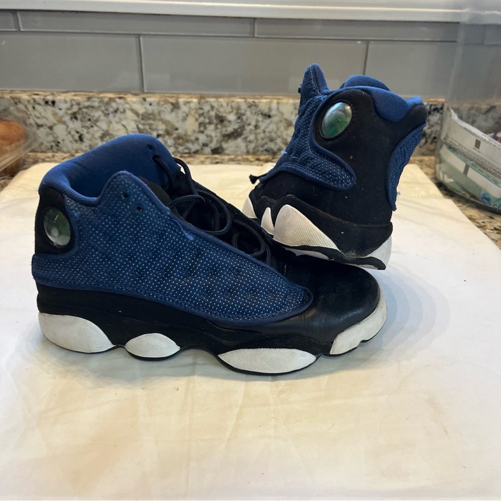Nike Shoes Youth 4.5y  Jordan 13 Retro "Brave Blue" Sneakers 884129-400